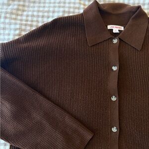 Collared Knit Sweater